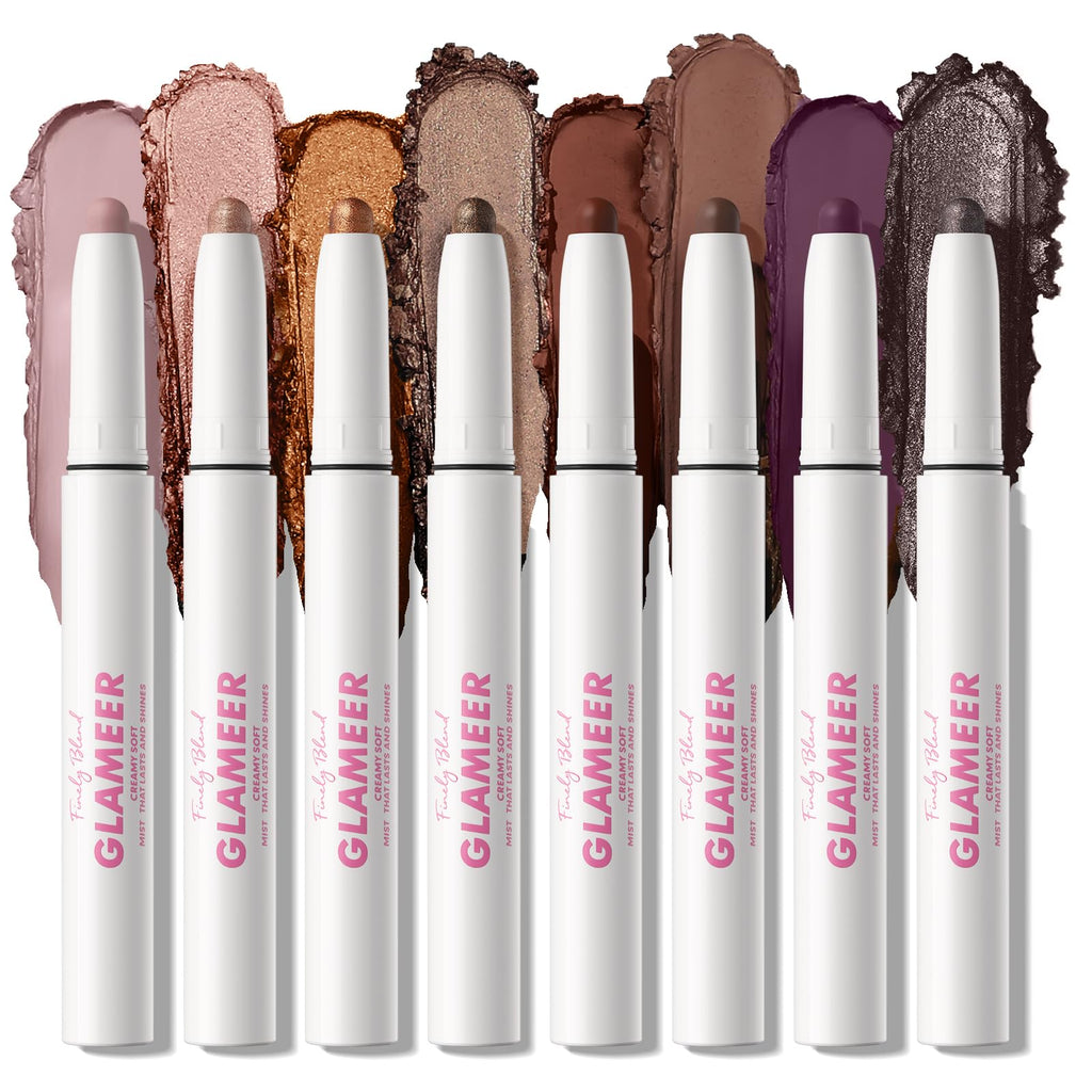 GLAMEER Vivid 8-Color Eyeshadow Stick Set