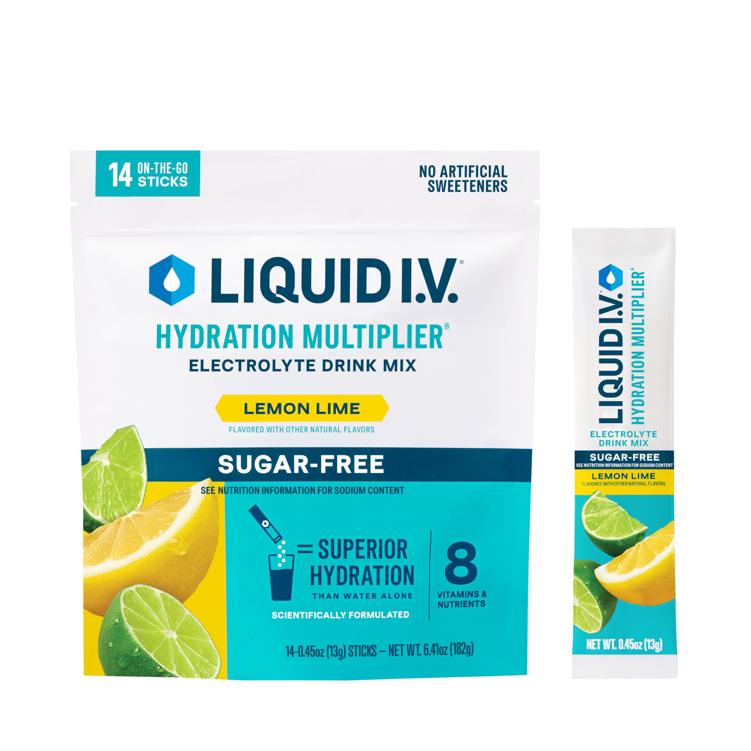 HYDRA Squeeze Lemon Lime – Sugar-Free Electrolyte Drink Mix